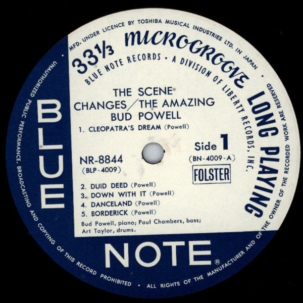 Bud Powell - The Scene Changes, Vol. 5 (Vinyl, LP, Album, Reissue, ...