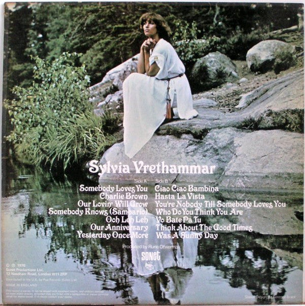 Sylvia Vrethammar - Somebody Loves You (Vinyl, LP, Album) Good Plus (G+) / Good (G)