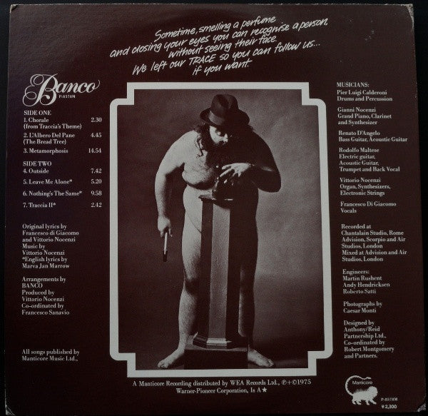 Banco Del Mutuo Soccorso - Banco (Vinyl, LP, Album) Very Good Plus (VG+) / Very Good Plus (VG+)