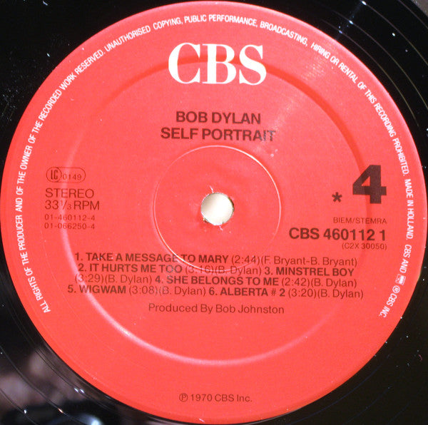 Bob Dylan - Self Portrait (2xVinyl, LP, Album, Reissue, Stereo) Near Mint (NM or M-) / Near Mint (NM or M-)
