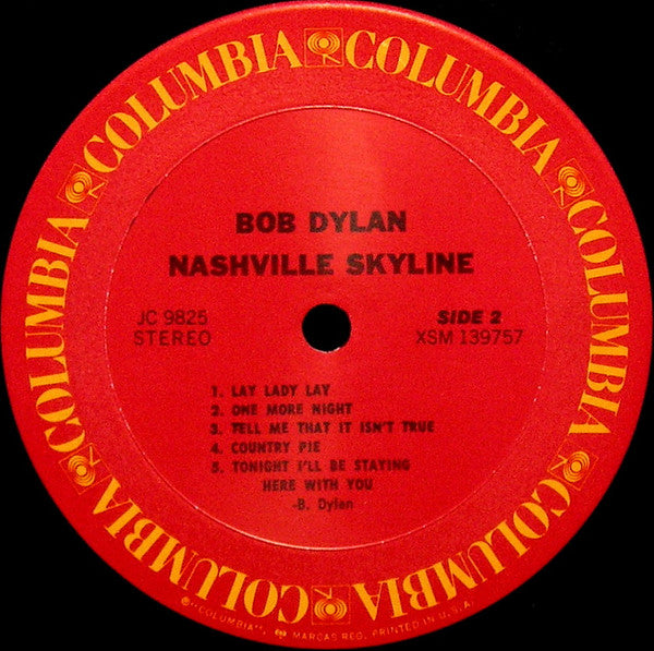 Bob Dylan - Nashville Skyline (Vinyl, LP, Album, Reissue) Near Mint (NM or M-) / Very Good Plus (VG+)