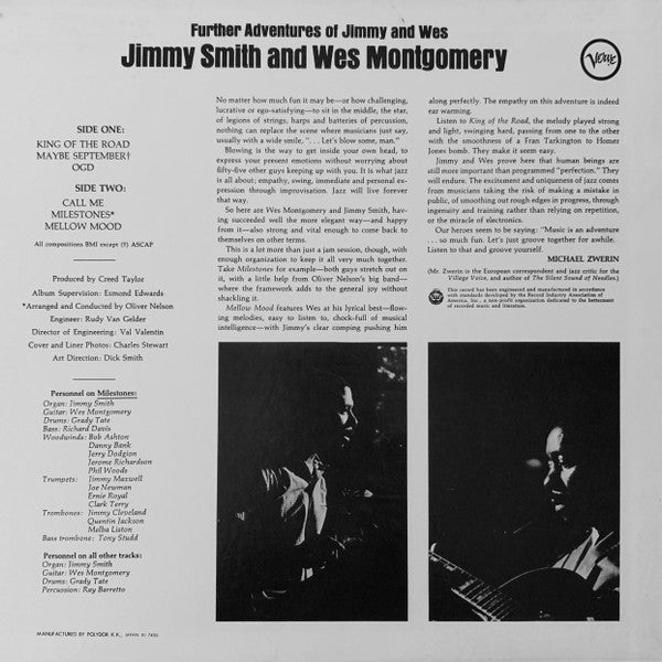 Jimmy Smith - Further Adventures Of Jimmy And Wes (Vinyl, LP, Album...