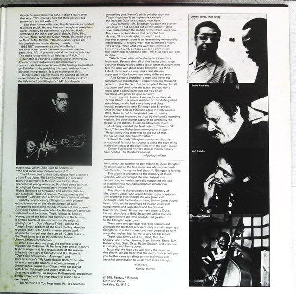 Kenny Burrell - Ellington Is Forever (2xVinyl, LP, Album) Very Good Plus (VG+) / Very Good Plus (VG+)