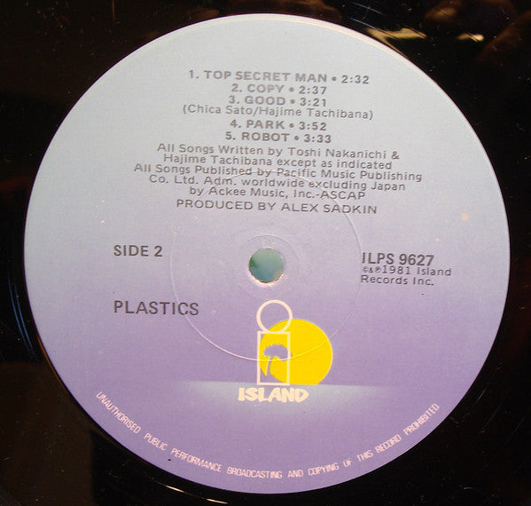 Plastics - Plastics (Vinyl, LP, Album) Good Plus (G+) / Good Plus (G+)