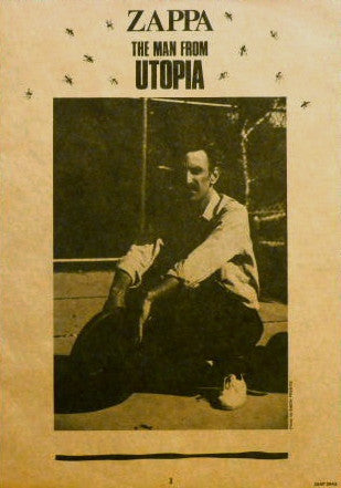 Frank Zappa - The Man From Utopia = ハエ・ハエ・カ・カ・カ・ザッパ・パ！ (Vinyl, LP, Album) Very Good Plus (VG+) / Very Good Plus (VG+)