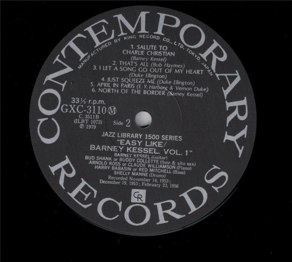 Barney Kessel - 'Easy Like' Barney Kessel Volume 1 (Vinyl, LP, Albu...