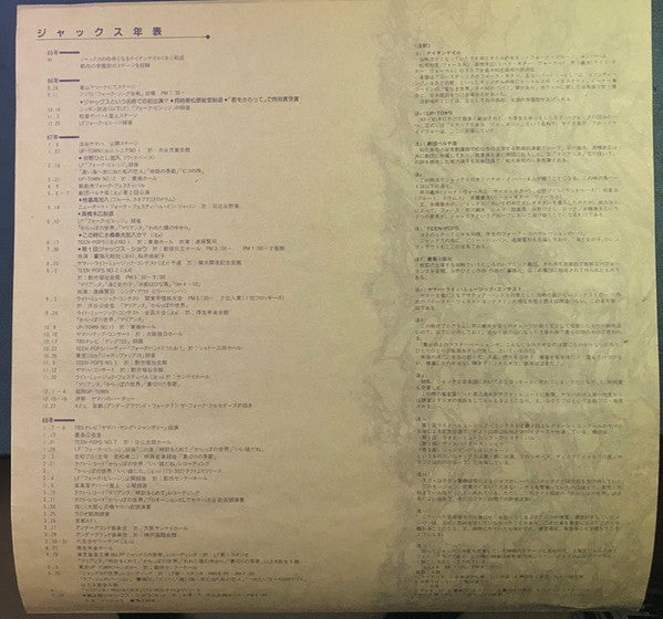 Jacks - Legend (Vinyl, LP, Compilation) Very Good Plus (VG+) / Good Plus (G+)