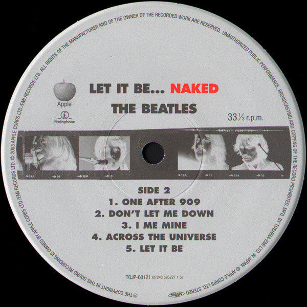 The Beatles - Let It Be... Naked (Vinyl, Vinyl, LP, Album, Stereo, 7", 33 ⅓ RPM, Mixed, Mono) Very Good Plus (VG+) / Near Mint (NM or M-)