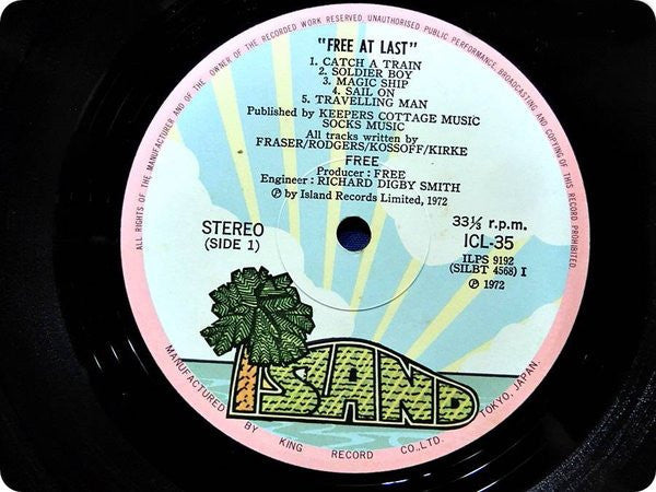 Free - Free At Last (Vinyl, LP, Album, Stereo)