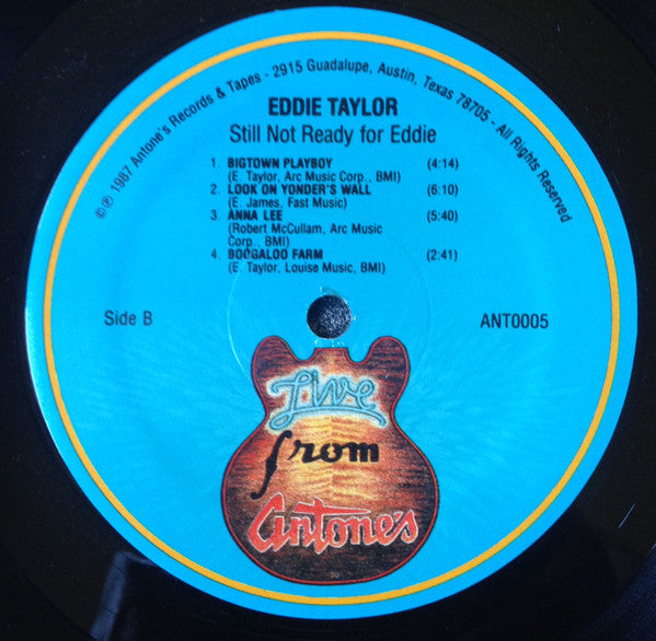 Eddie Taylor (2) - Still Not Ready For Eddie (Vinyl, LP, Album) Very Good (VG) / Very Good Plus (VG+)