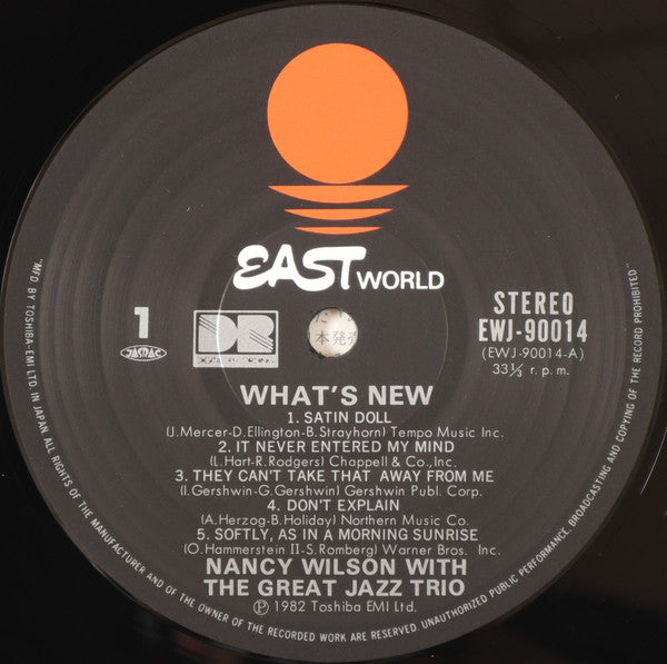 Nancy Wilson - What's New (Vinyl, LP, Album, Stereo)