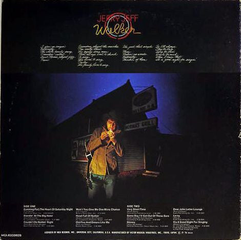 Jerry Jeff Walker - It's A Good Night For Singin' (Vinyl, LP, Album) Very Good (VG) / Very Good (VG)