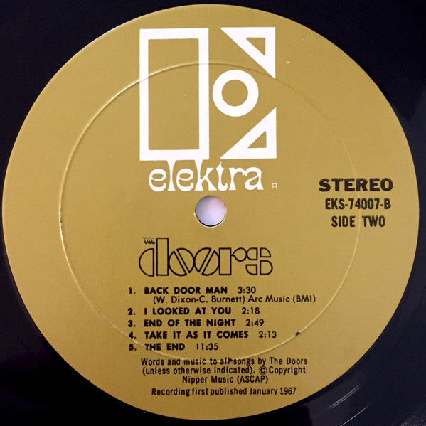 The Doors - The Doors (Vinyl, LP, Album, Stereo) Good Plus (G+) / Good Plus (G+)