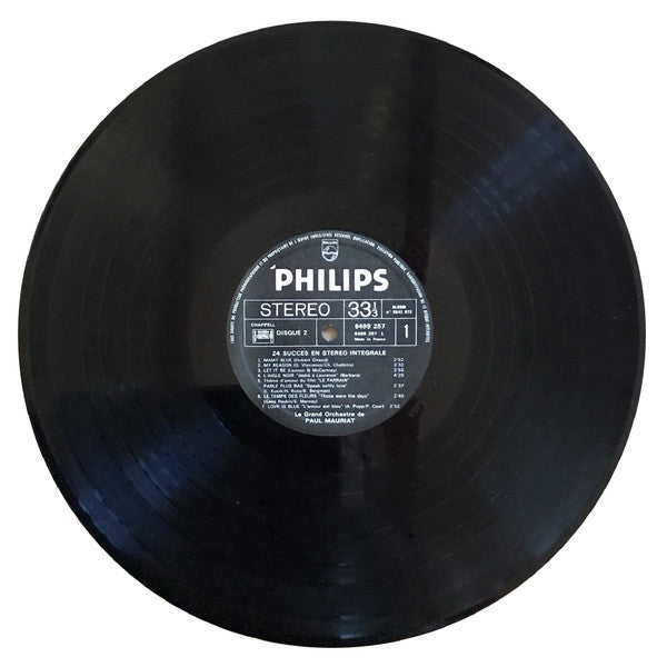 Le Grand Orchestre De Paul Mauriat - 24 Successes En Stereo Integrale (2xVinyl, LP, Compilation) Good Plus (G+) / Poor (P)