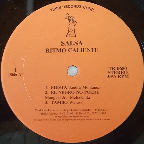 Salsa Ritmo Caliente - Salsa Ritmo Caliente (Vinyl, LP, Album) Good Plus (G+) / Very Good Plus (VG+)