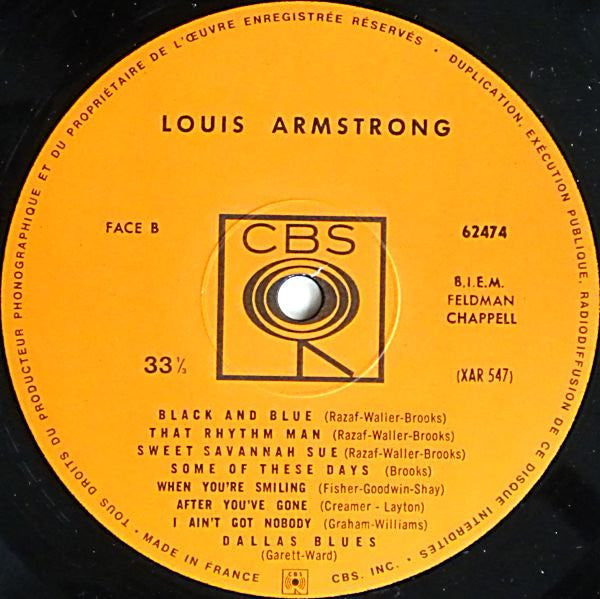 Louis Armstrong - VSOP (Very Special Old Phonography) Vol. 5 (Vinyl, LP, Compilation) Very Good (VG) / Very Good (VG)