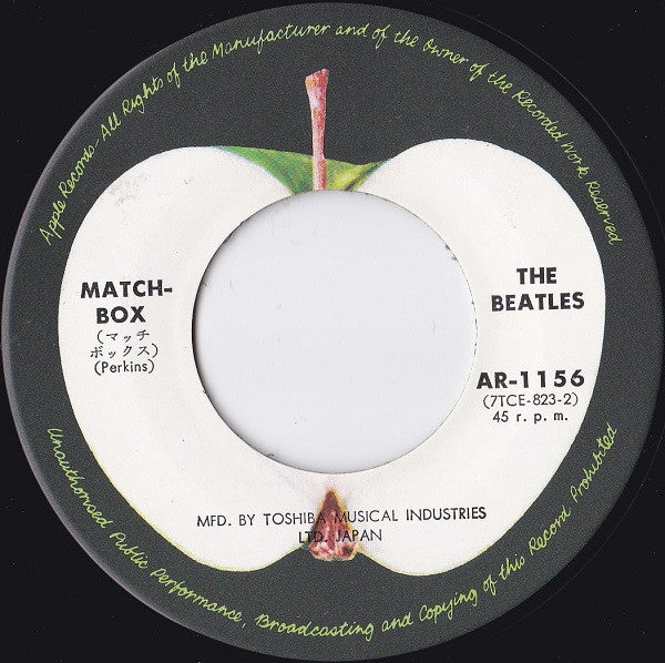 The Beatles - Matchbox / Slow Down (Vinyl, 7", 45 RPM, Single, Reis...