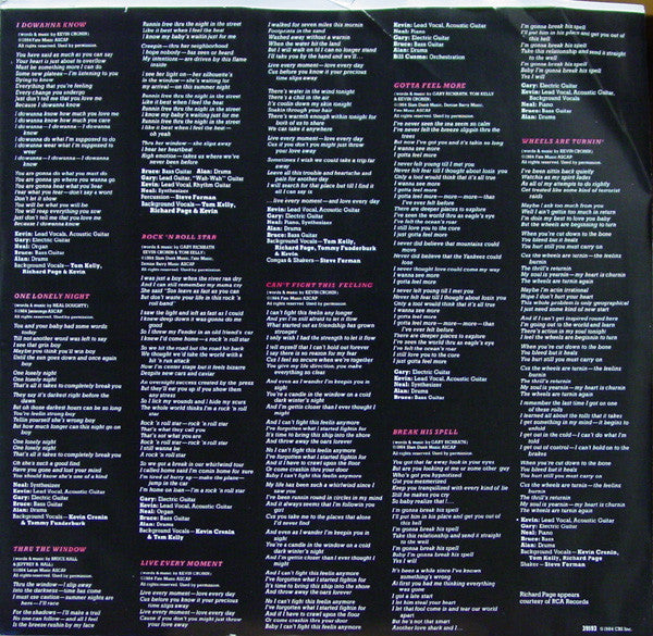 REO Speedwagon - Wheels Are Turnin' (Vinyl, LP, Album, Stereo) Good Plus (G+) / Very Good (VG)