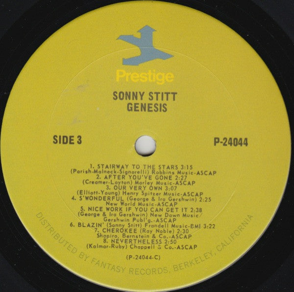 Sonny Stitt - Genesis (2xVinyl, LP, Compilation) Very Good (VG) / Very Good (VG)