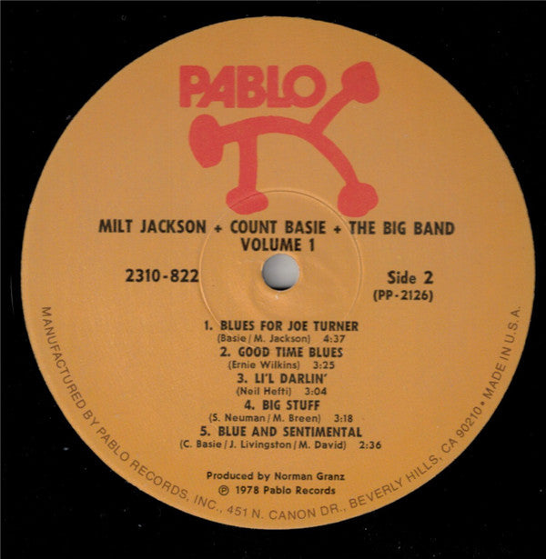 Milt Jackson - Vol. 1 (Vinyl, LP, Album) Very Good (VG) / Very Good (VG)