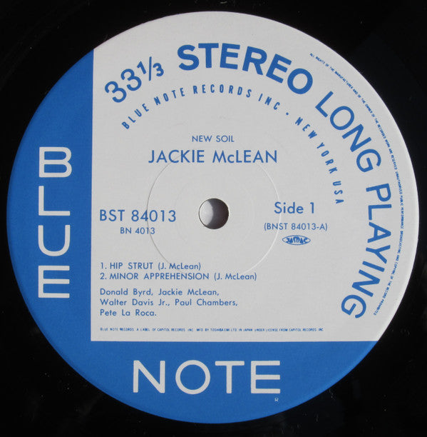 Jackie McLean - New Soil (Vinyl, LP, Album, Limited Edition, Reissue, Stereo) Very Good Plus (VG+) / Near Mint (NM or M-)