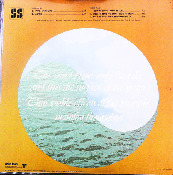 Chick Corea - Now He Sings, Now He Sobs (Vinyl, LP, Album, Repress, Stereo) Good Plus (G+) / Very Good (VG)