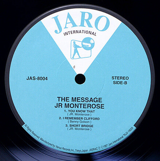 J.R. Monterose - The Message (Vinyl, LP, Album, Reissue, Stereo) Near Mint (NM or M-) / Very Good Plus (VG+)