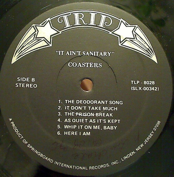 The Coasters - It Ain't Sanitary (Vinyl, LP, Album) Very Good Plus (VG+) / Good (G)