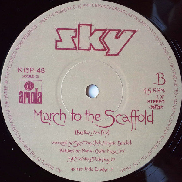 Sky (4) - Dies Irae (Vinyl, 12", 45 RPM) Very Good Plus (VG+) / Very Good Plus (VG+)