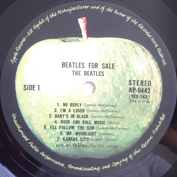 The Beatles - Beatles For Sale (Vinyl, LP, Album, Reissue, Stereo)