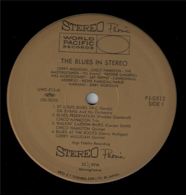 Various - The Blues In Stereo (Vinyl, LP, Album, Compilation, Reissue, Stereo) Very Good Plus (VG+) / Very Good Plus (VG+)