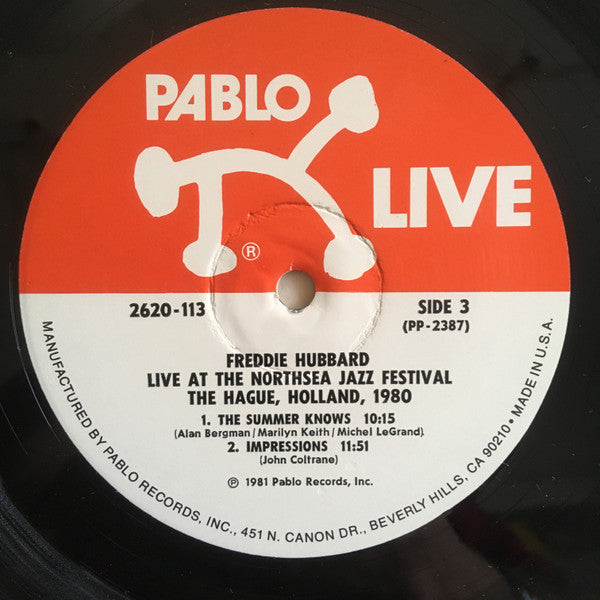 Freddie Hubbard - Live At The Northsea Jazz Festival, The Hague, Holland, 1980 (2xVinyl, LP, Album, Stereo) Good Plus (G+) / Good Plus (G+)
