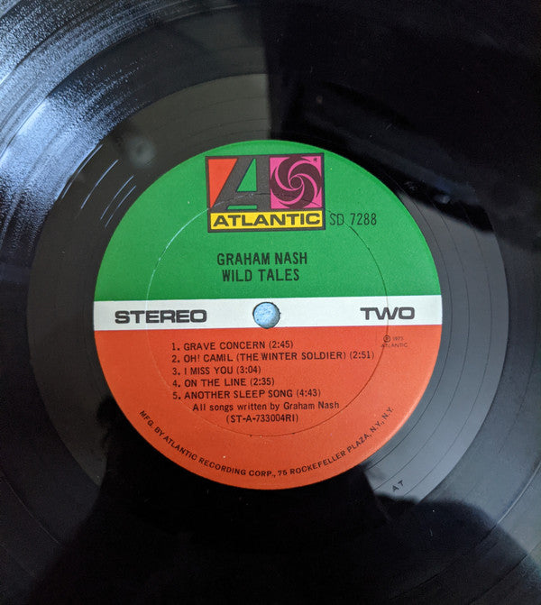 Graham Nash - Wild Tales (Vinyl, LP, Album, Stereo) Good Plus (G+) / Good Plus (G+)