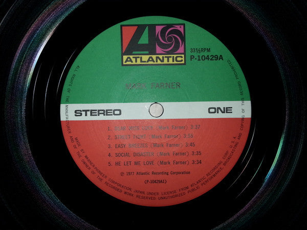 Mark Farner - Mark Farner (Vinyl, LP, Album) Very Good Plus (VG+) / Very Good Plus (VG+)