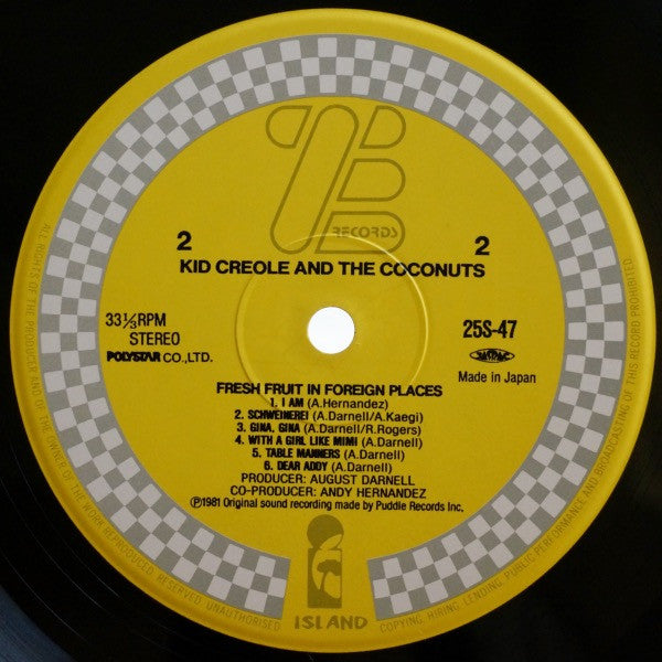 Kid Creole And The Coconuts - Fresh Fruit In Foreign Places (Vinyl,...