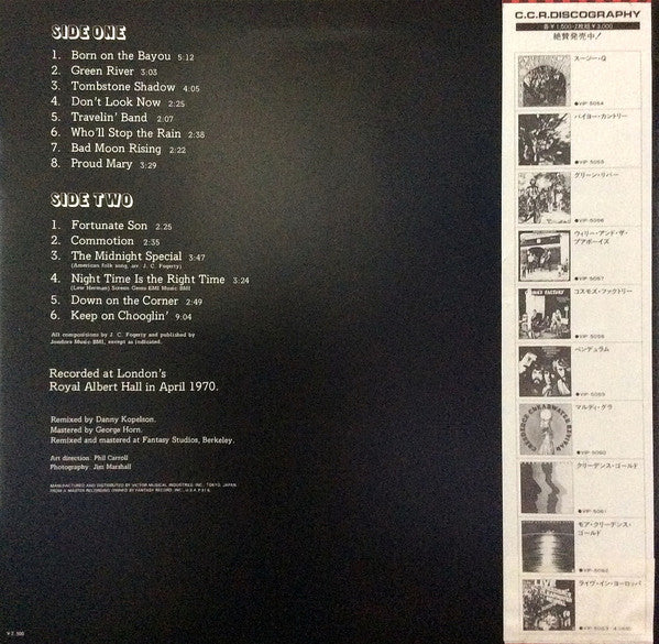 Creedence Clearwater Revival - The Royal Albert Hall Concert (Vinyl...
