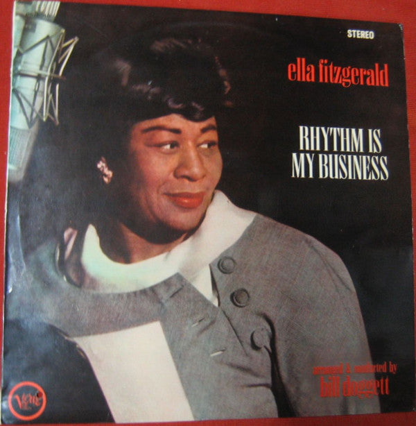 Ella Fitzgerald - Rhythm Is My Business (Vinyl, LP) Very Good Plus (VG+) / Good Plus (G+)