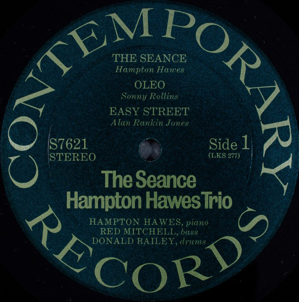 Hampton Hawes Trio - The Seance (Vinyl, LP, Album) Very Good Plus (VG+) / Very Good Plus (VG+)