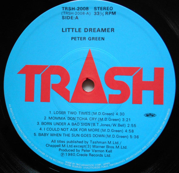 Peter Green (2) - Little Dreamer (Vinyl, LP, Album) Very Good Plus (VG+) / Very Good (VG)