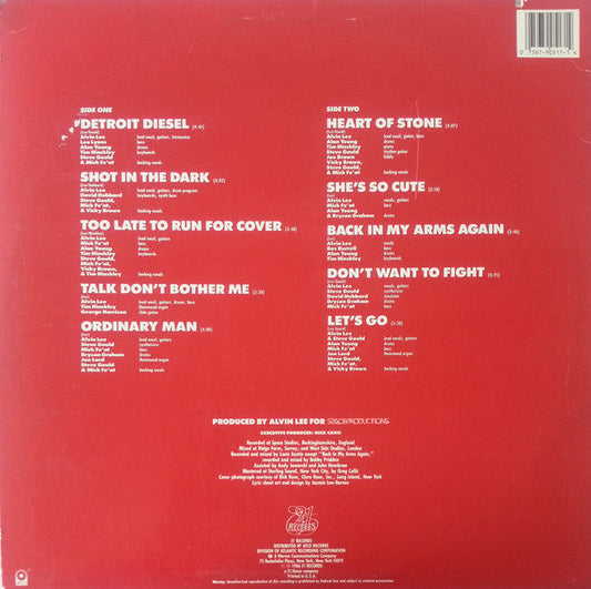 Alvin Lee - Detroit Diesel (Vinyl, LP, Album) Near Mint (NM or M-) / Near Mint (NM or M-)