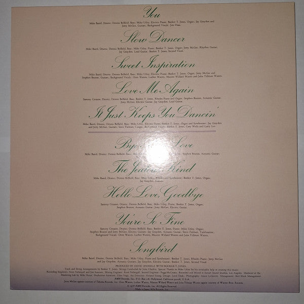 Rita Coolidge - Love Me Again (Vinyl, LP, Album) Very Good Plus (VG+) / Very Good (VG)