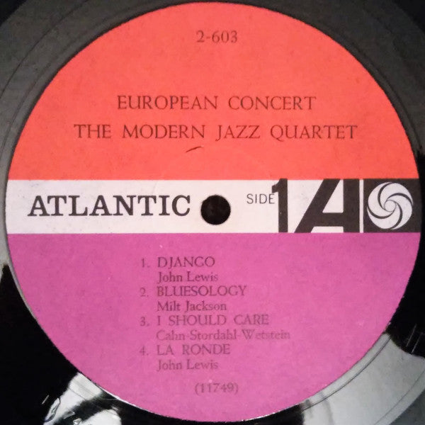 The Modern Jazz Quartet - European Concert (2xVinyl, LP, Album, Mono) Very Good (VG) / Very Good (VG)