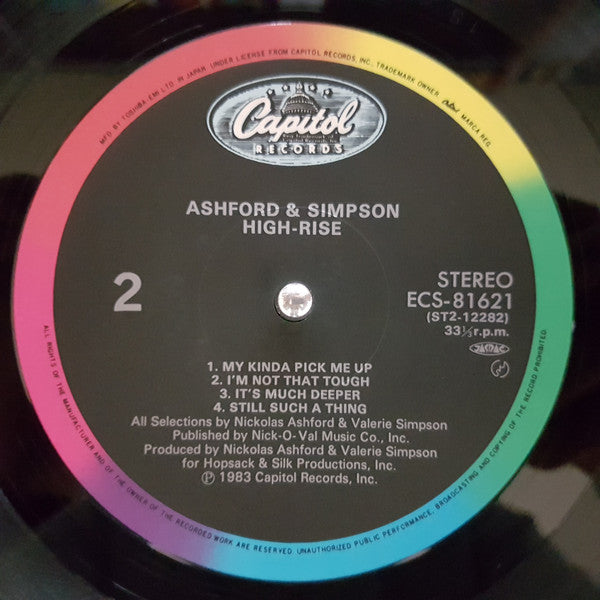Ashford & Simpson - High-Rise (Vinyl, LP, Album) Very Good Plus (VG+) / Good Plus (G+)