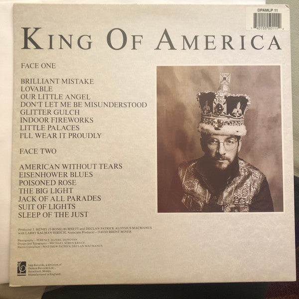 The Costello Show - King Of America (Vinyl, Vinyl, All Media, LP, Album, Reissue, LP, Limited Edition) Very Good Plus (VG+) / Very Good Plus (VG+)