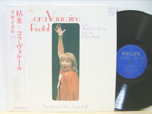 Cora Vaucaire - Recital (Vinyl, LP, Album, Stereo) Very Good (VG) / Good Plus (G+)