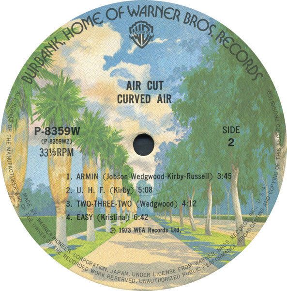 Curved Air - Air Cut (Vinyl, LP, Album) Very Good Plus (VG+) / Very Good Plus (VG+)