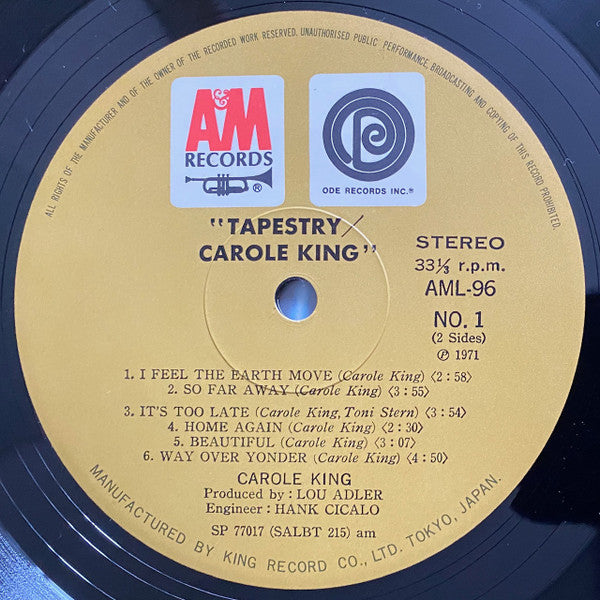Carole King - Tapestry (Vinyl, LP, Album)