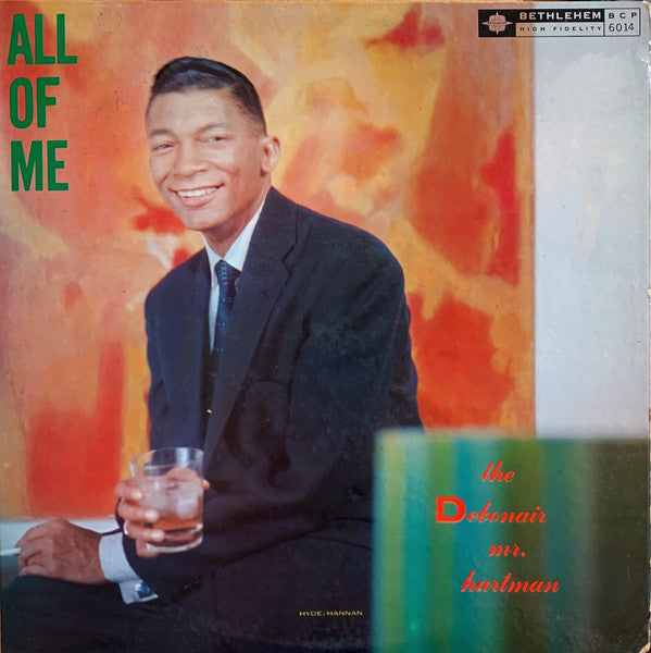 Johnny Hartman - All Of Me-The Debonair Mr. Hartman (Vinyl, LP, Album, Mono) Very Good (VG) / Very Good Plus (VG+)