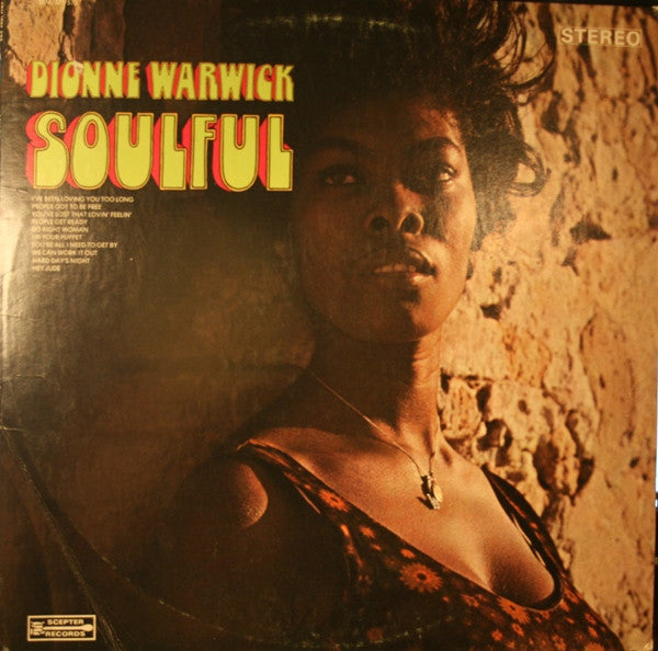 Dionne Warwick - Soulful (Vinyl, LP, Album, Stereo) Very Good (VG) / Good Plus (G+)