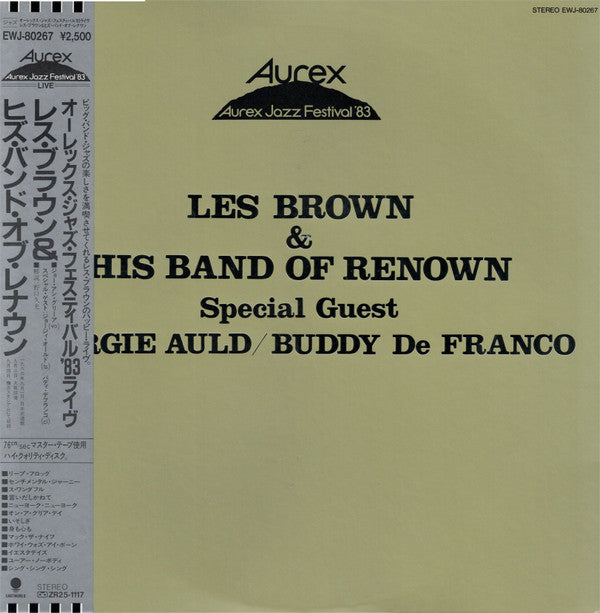 Les Brown And His Band Of Renown - Aurex Jazz Festival '83 (Vinyl, LP, Album) Near Mint (NM or M-) / Very Good Plus (VG+)